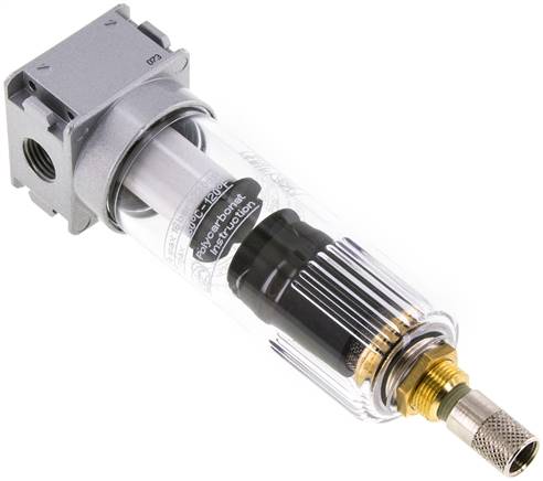 MULTIFIX Filter, G 1/4", Baur. 0, Kunststoffbehälter, Kondensatablass automatisch (drucklos geschlossen)