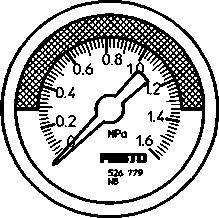 FESTO MA-40-1,6-R1/8-MPA-E-RG (526779) Manometer
