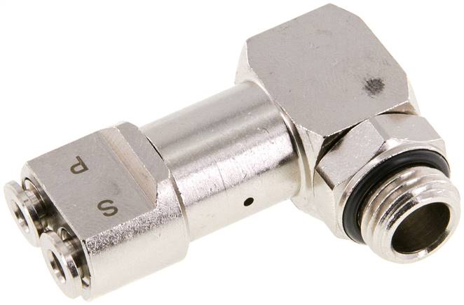 Signalverschraubung G 1/4", pneumatisch, 4 mm (Steckanschluss)