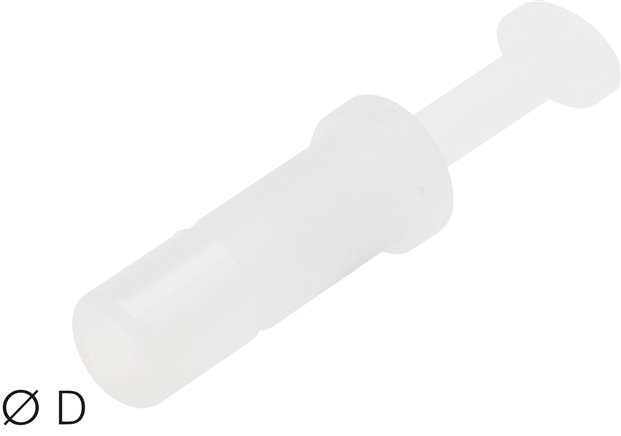 Verschlussstopfen für 8mm Steckanschlüsse, IQS-PVDF
