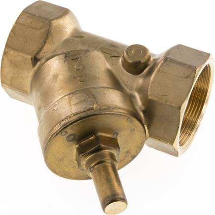 Schrägsitz-Rückschlagventil, Rp 2", PN 10 / Standard, Messing