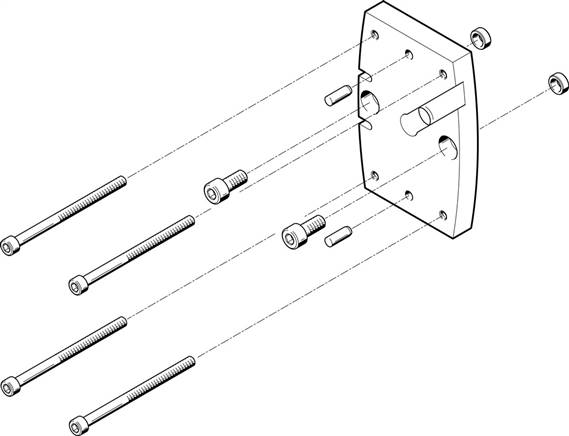 FESTO HAPG-SD2-28 (537188) Adapterbausatz