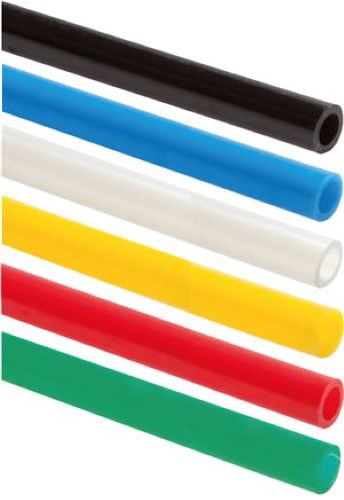 Polyamid-Schlauch, 6 x 4 mm, schwarz, 25 mtr. Rolle