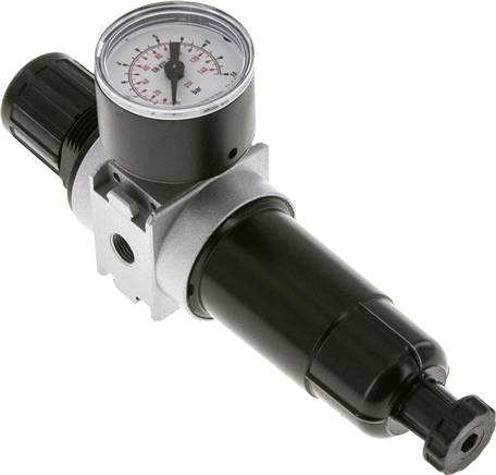 MULTIFIX Filterregler, G 1/8", 0,2 - 6bar, Baureihe 0, Metallbehälter