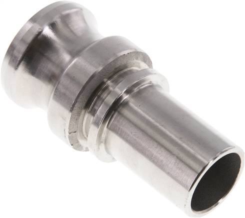 DIN/EN-Kamlock-Stecker (E/EC) 25 (1")mm Schlauch, Edelstahl (1.4408)