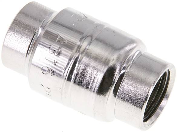 Rückschlagventil (leicht), NPT 1/2", PN 16, 1.4401
