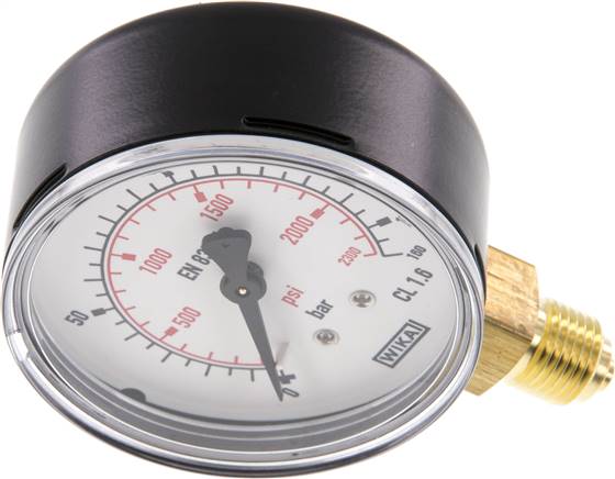 Manometer senkrecht (ST/Ms), 63mm, 0 - 160 bar, G 1/4"