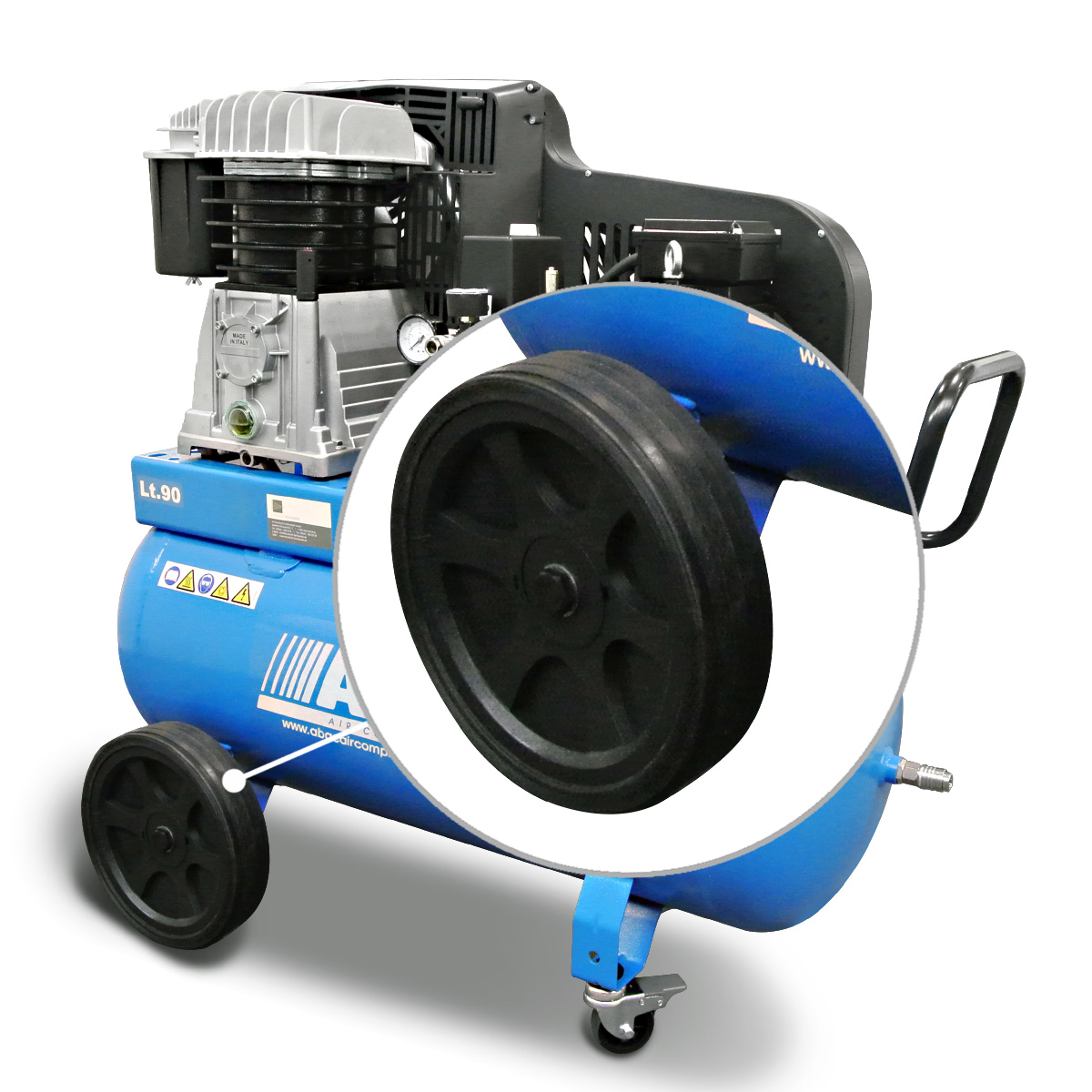 ABAC Kompressor B 5900B/90 CT5 5 400 ABAC RFT – Der mobile Druckluftspezialist!