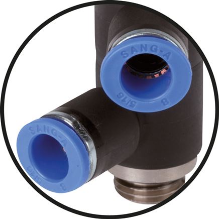Steck-Mehrfachverteiler, 3-fach G 1/4"-8mm, IQS-Standard