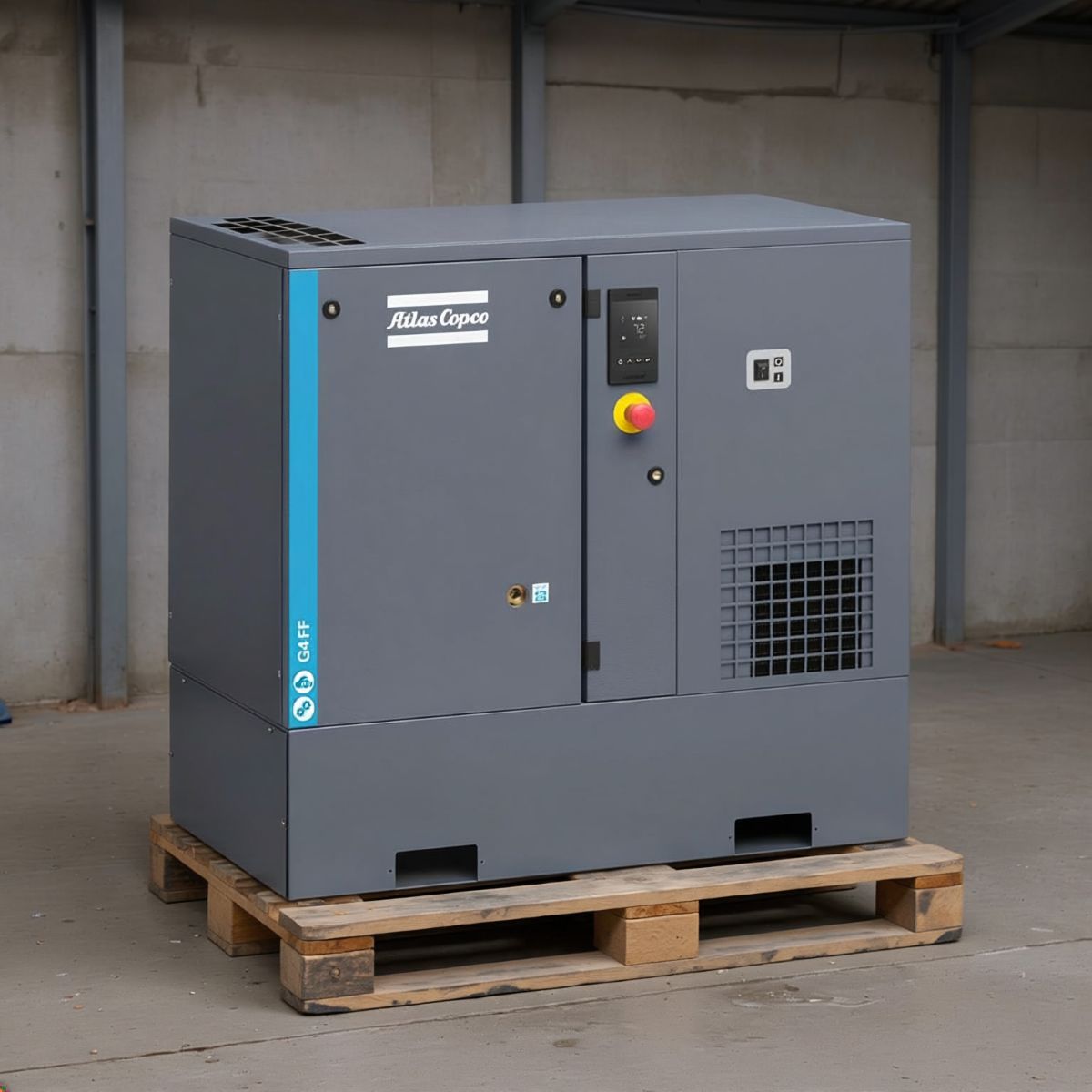 Atlas Copco Schraubenkompressor G 4 FF -10 bar DOL inkl. Kältetrockner