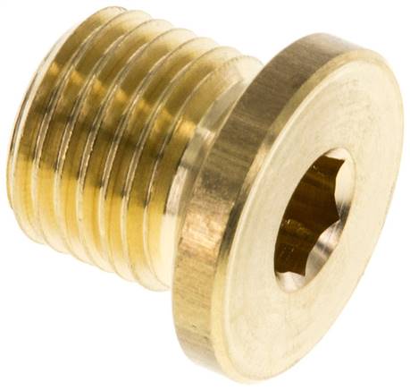 Verschlussstopfen Innenskt. G 1/4", Messing Typ VS 14 MS