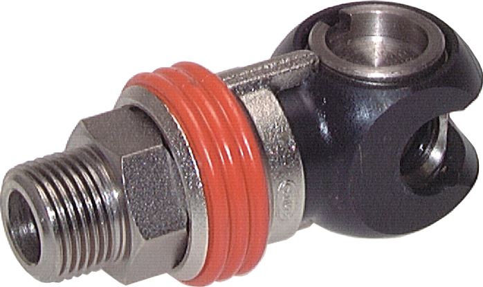 Schwenk-Sicherheits-Schnellkupplung (NW7,2) G 1/4"(AG)