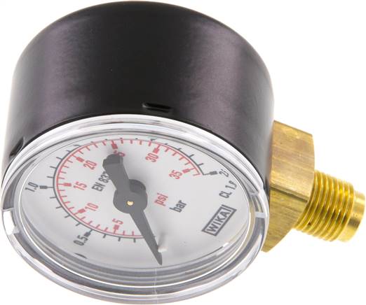 Manometer senkrecht (ST/Ms), 40mm, 0 - 2,5 bar, G 1/8"