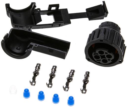 Steckdose 90° abgewinkelt für DRSIP