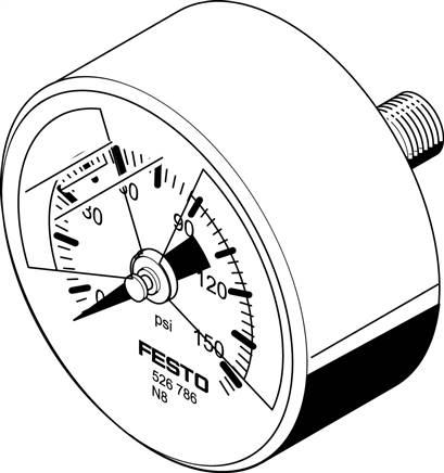 FESTO MA-40-145-R1/8-PSI-E-RG (526786) Manometer
