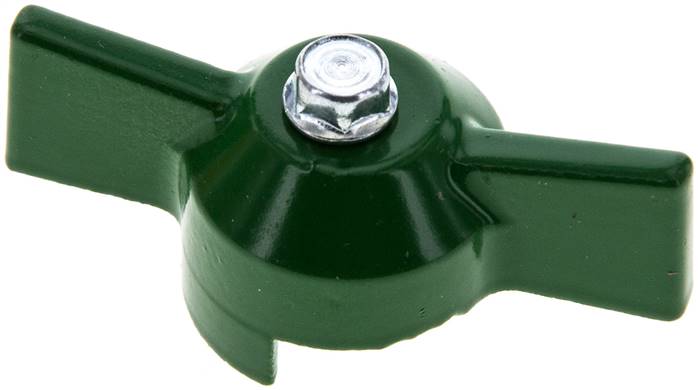 Kombigriff-grün, Größe 2, Knebel (Aluminium lackiert)