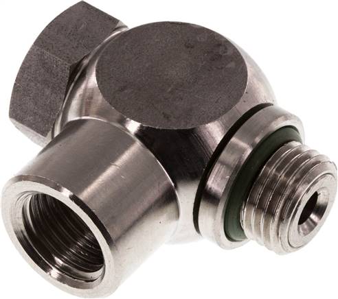 Drosselrückschlagventil G 1/4", zu- und abluftregelnd (C), Edelstahl