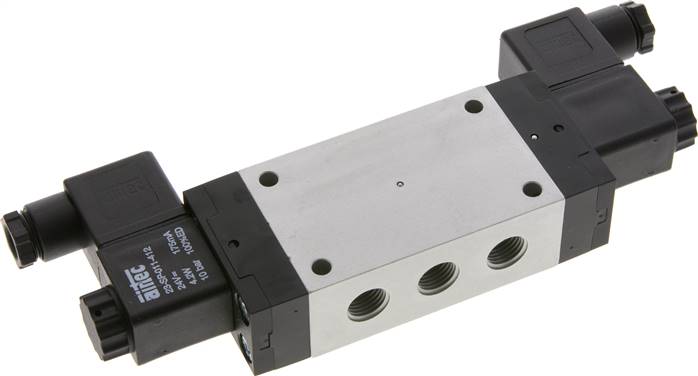 5/2-Wege Magnetimpulsventil, G 1/4", 24 V=, 2 -10 bar