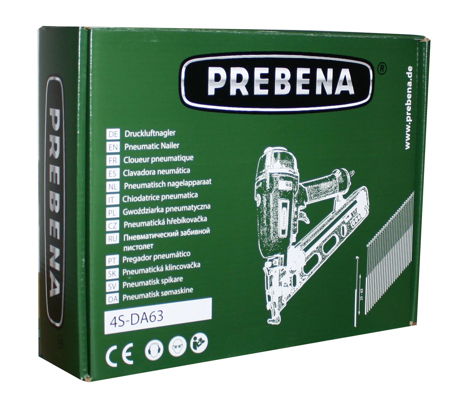 Prebena Druckluftnagler 4S-DA63 - Stark, flexibel & effektiv