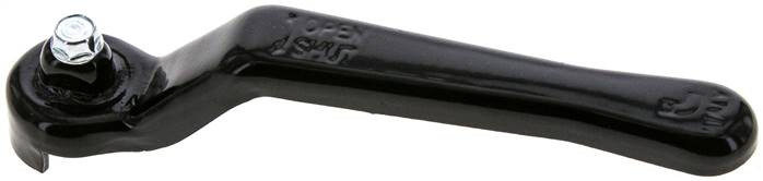 Kombigriff-schwarz, Größe 3, Standard (Stahl verzinkt und lackiert)