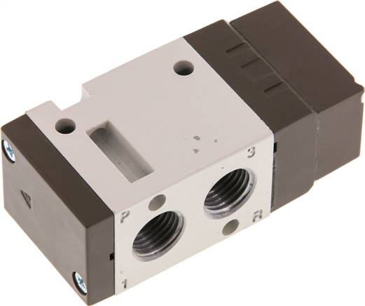 3/2-Wege Pneumatikventil, G 1/4" (Pilot G 1/8"), Federrückstellung (NO)