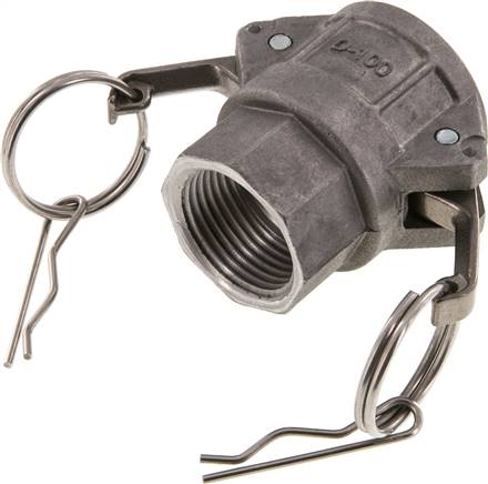 Kamlock-Kupplung (D) Rp 1"(IG), Aluminium