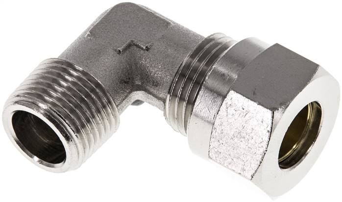 Winkel-Schneidringverschraub. R 3/8"-12 L (M18x1,5), Messing vernickelt