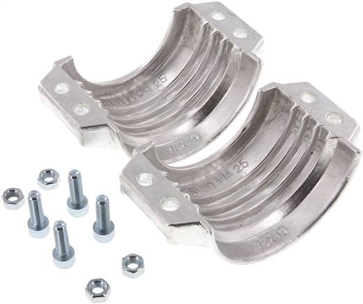 Klemmschalen 94 - 97mm, Aluminium, EN14420-3 (DIN2817)
