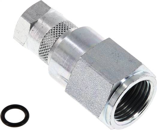 Manometeranschluss M 16x2 (IG) - G 1/2", Stahl verzinkt