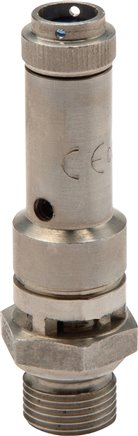 TÜV-Sicherheitsventil G 1/4" (DN8), 6,90 bar, 1.4571