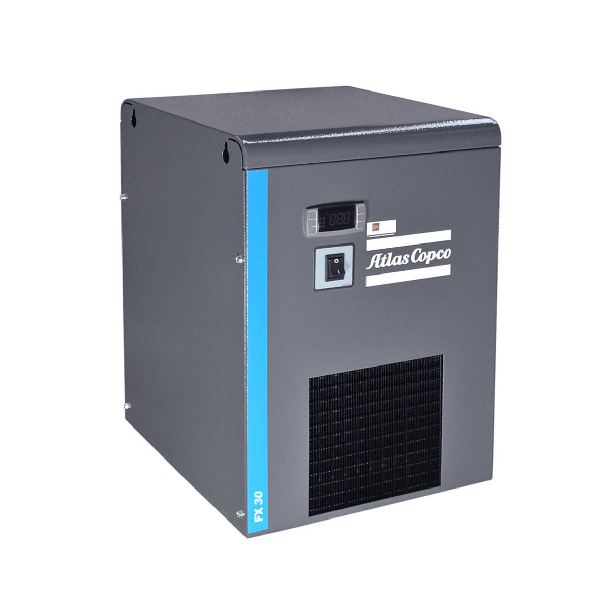 Offerta speciale Compressore a vite Atlas Copco GA 7 VSD+ P con essiccatore a refrigerazione e ricevitore di aria compressa - sistema nuovo pronto per il collegamento