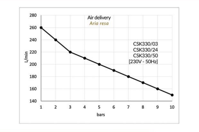 B-WARE Gentilin ölfreier Kompressor CSK330/50 - SN 81100901024081000017