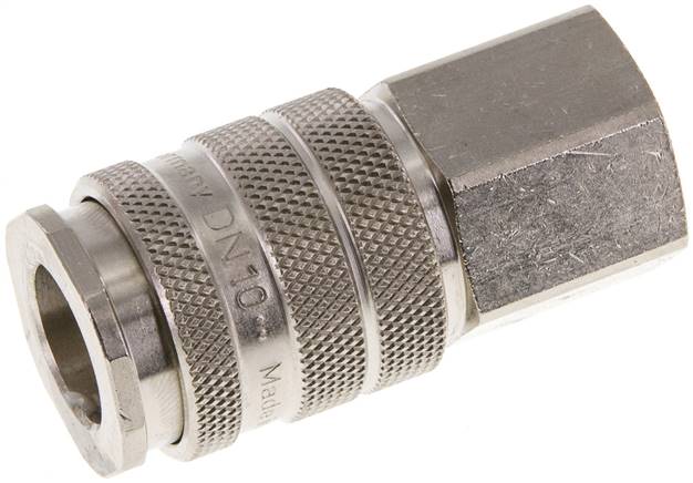 Schnellkupplung (NW10) G 3/8"(IG), Messing vernickelt