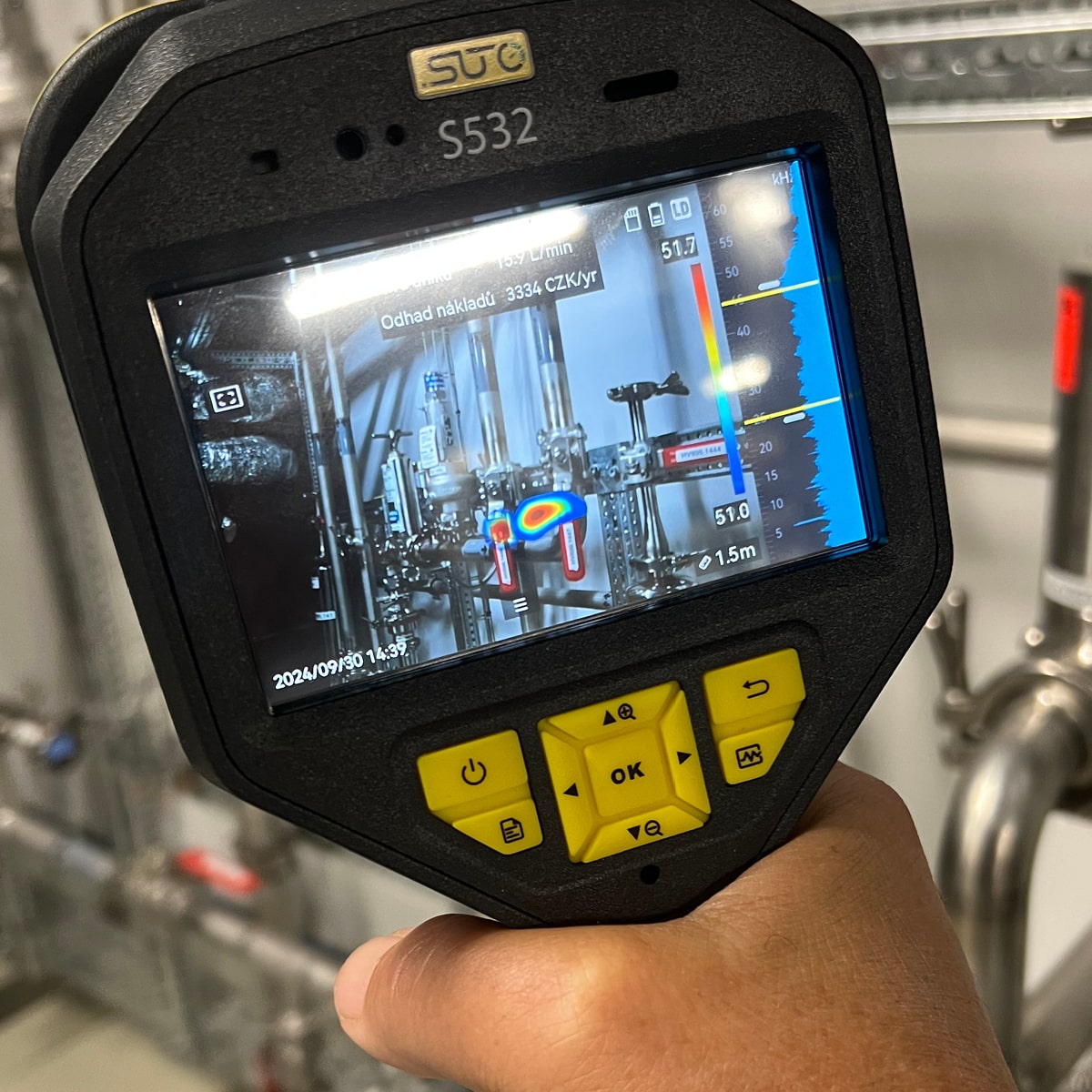S532 Akustische Leckage-Kamera Druckluft, Set inkl. Koffer und LMS-Software