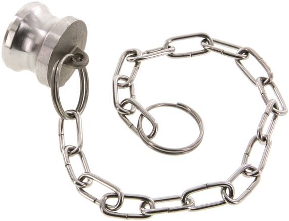 Kamlock-Verschlussstecker (DP) 3/4", Edelstahl (1.4408)