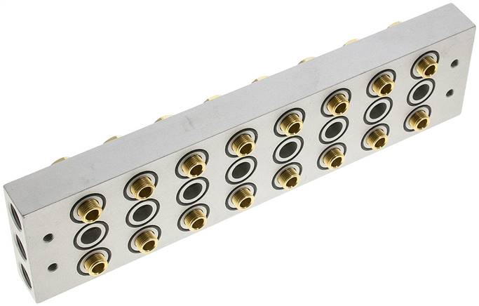 P-R-S-Leiste inkl. Hohlschrauben und Dichtungen für Ventilbaureihe M05 / P05 R 183/8