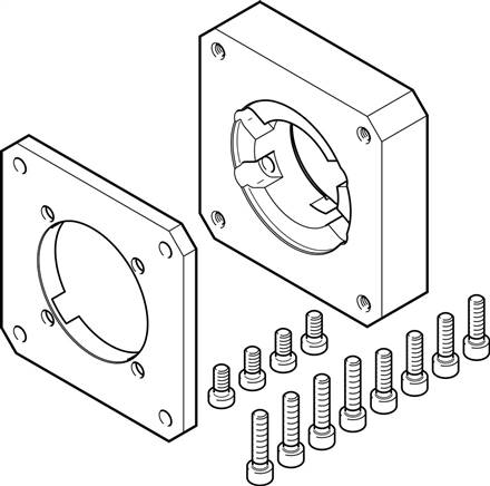 FESTO EAMF-A-80A-120G (1190702) Motorflansch