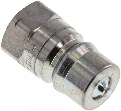 Hydraulikkupplung ISO 7241-1B, Stecker, NPT 1/2"(IG), Stahl