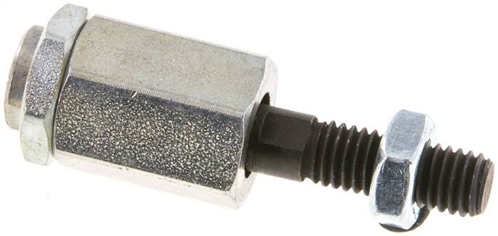 Flexokupplung M 8, Stahl verzinkt