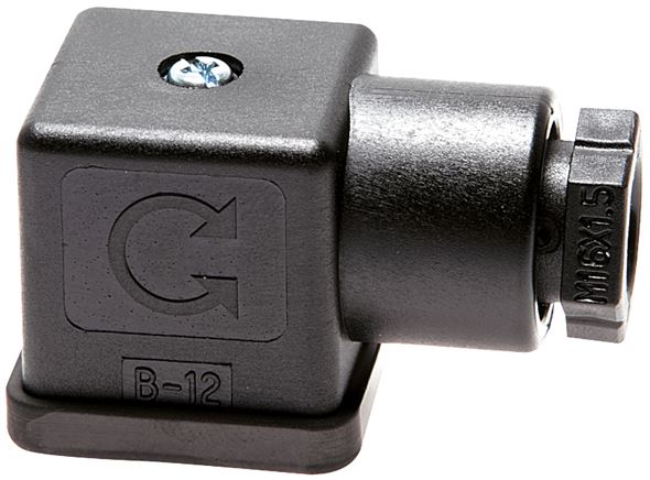 Stecker Größe 3 (DIN/EN-A), schwarz ST 03 GL