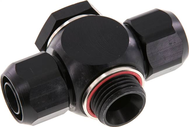 T-Verschraubung G 1/2"-17,6x13mm, Aluminium, Hohlschraube