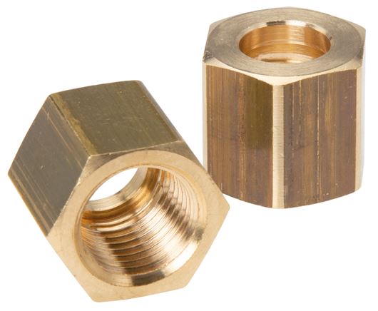 Tülle Messing, G 3/8"-4mm, ohne Mutter