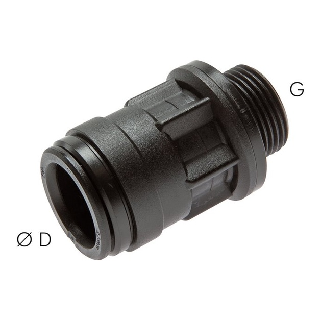 Collegamento a spina dritta G 1/2"-15mm, IQS-Big