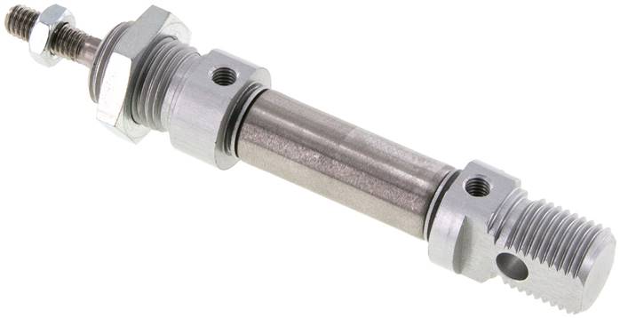 ISO 6432-Zylinder, doppeltwirkend, Kolben 12mm,Hub 10mm