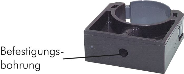 Rohrklemme 110mm, Polypropylen (grau)