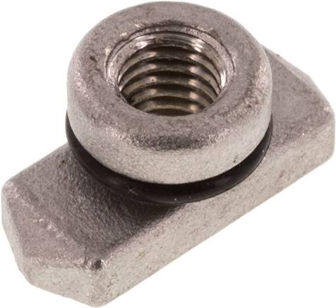 Tragschienenmutter leichte Baureihe, M 8, 1.4571