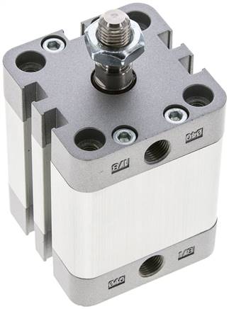 ISO 21287-Zylinder, doppeltw., Kolben 40mm, Hub 25mm, Kolbenstange AG