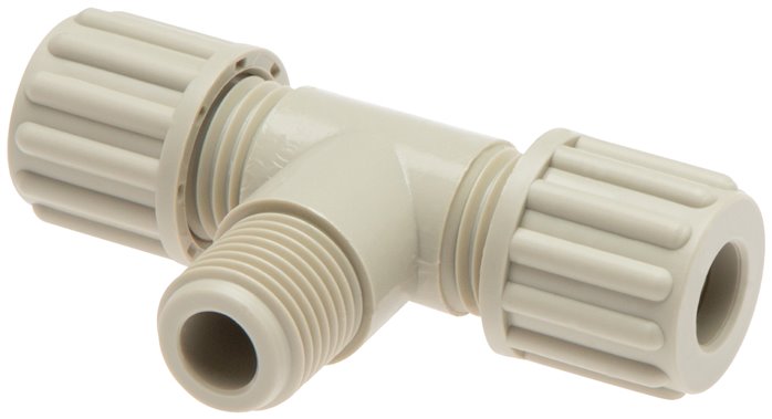 T-Verschraubung G 1/4"-6x4mm, PA