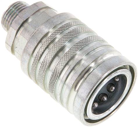 Steckkupplung ISO7241-1A, Muffe Baugr.3, 10 S (M18x1,5)