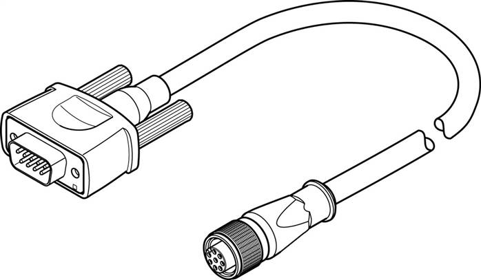 FESTO NEBM-M12G8-E-20-S1G9 (5105625) Encoderleitung